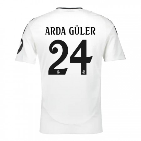 Camisola Real Madrid Arda Guler 24 Equipamento Principal 2024-25 Manga Curta